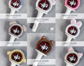 SKZOO Crochet Pattern Bundle | 8 Stray Kids Mascot Beanie Lightstick Covers (PDF Download)