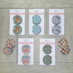 Trendy Car Coasters, Set of 2