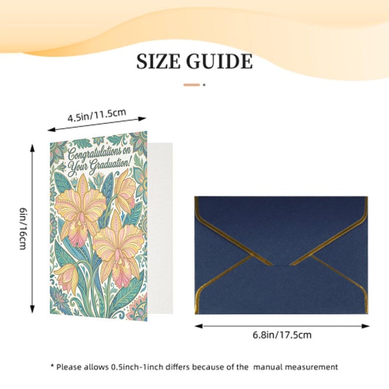 Graduation Cattleya Orchid Greeting Card | Single Greeting Card With ...