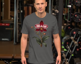 Orchid Print 100% Cotton Unisex t-shirt