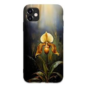 Cattleya Orchid iPhone 12 Series Liquid Silicone | Orchid Phone Case