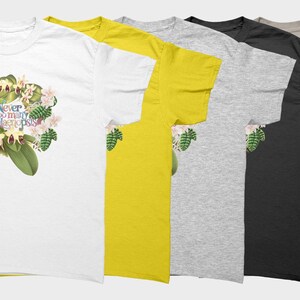 Never Too Many Phalaenopsis Orchid Crew Neck T-Shirt | 100% Cotton Unisex Orchid Tee