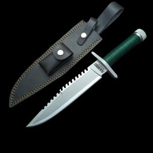 Handgefertigtes Rambo Messer: Rambo Erster Blutfilm Replica Survival Taktisches Messer | Sylvester Stallone Jagdmesser | Geschenk Messer für Cosplay