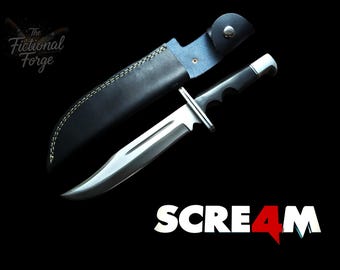 Scream Movie Replica Knife: Bloody Buck 120 Stainless Steel Hunting Knife