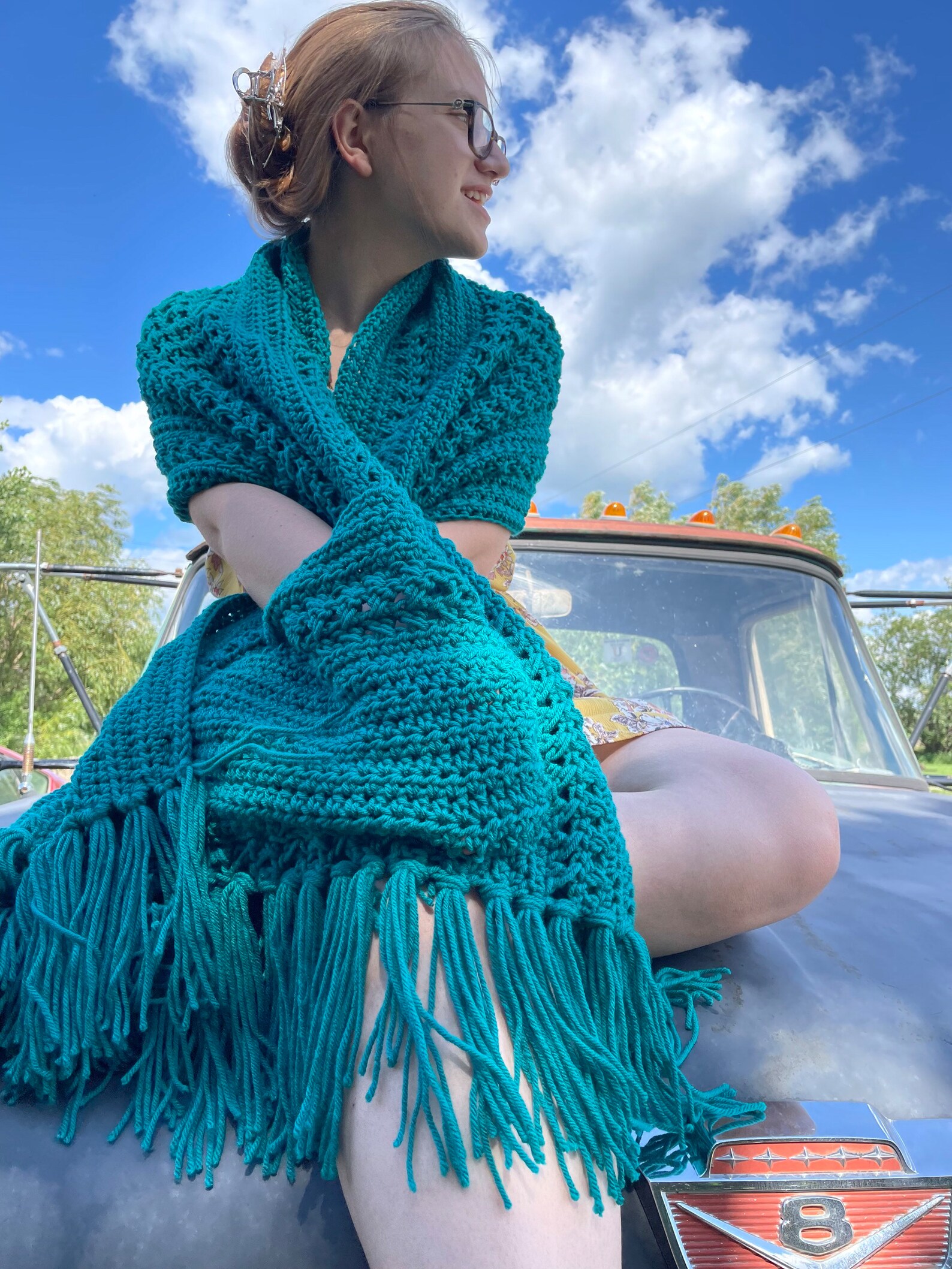 shawl wrap with pockets