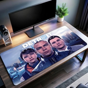 Detroit Become Human Desk Mat | DBH Gaming Mouse Pad | Premium Print Surface | Personalized Desk Mat | Gaming Desk Mat