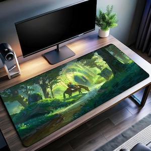 The Legend of Zelda Desk Mat | Hyrule Mouse Pad | Premium Print Surface | Personalized Desk Mat | Gaming Desk Mat