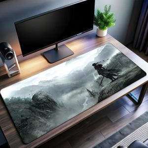 Hellblade Desk Mat | Senua Mouse Pad | Premium Print Surface | Personalized Desk Mat | Gaming Desk Mat