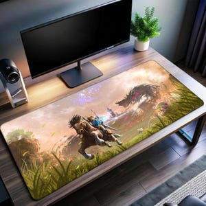 Legend of Zelda Desk Mat: Hyrule Gaming Mouse Pad