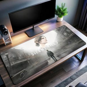 Silent Hill Desk Mat | Maria Mouse Pad | Premium Print Surface |  Personalized Desk Mat | Gaming Desk Mat