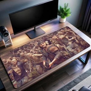 Days Gone Desk Mat | Deacon Desk Mat | Premium Print Surface | Personalized Desk Mat | Gaming Desk Mat