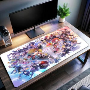 Kingdom Hearts Desk Mat | Sora Mouse Pad | Premium Print Surface | Personalized Desk Mat | Gaming Desk Mat