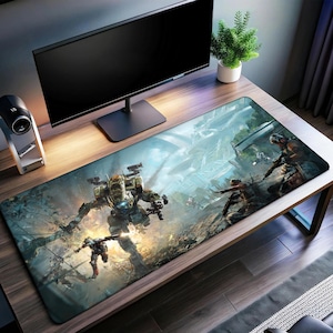 Titanfall Desk Mat | Jack Cooper Mouse Pad | Premium Print Surface | Personalized Desk Mat | Smooth Glide Control