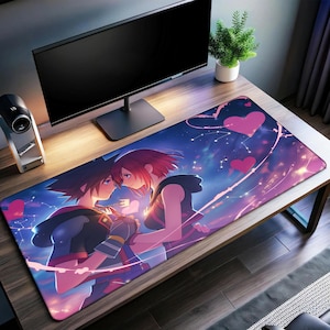Kingdom Hearts Mouse Pad • Sora Desk Mat • Premium Print Surface • Personalized Desk Mat • Gaming Desk Mat