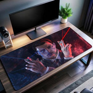 Detroit Become Human Desk Mat | DBH Gaming Mouse Pad | Premium Print Surface | Personalized Desk Mat | Gaming Desk Mat