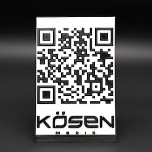 Personlig QR-kodskylt | Instagram-display | Företagsrecension på Google | Bondens marknadsmonter | Anpassad varumärkesbyggande