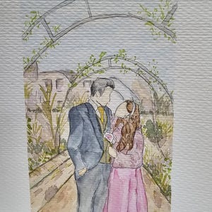 Tarjetas personalizadas pintadas a mano