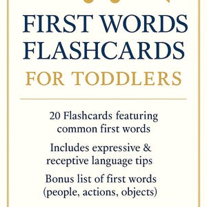 Tarjetas de vocabulario para niños pequeños / Tarjetas imprimibles diseñadas por terapeutas del habla y el lenguaje / Desarrollo temprano del lenguaje / Tarjetas de terapia del habla / Descarga en PDF
