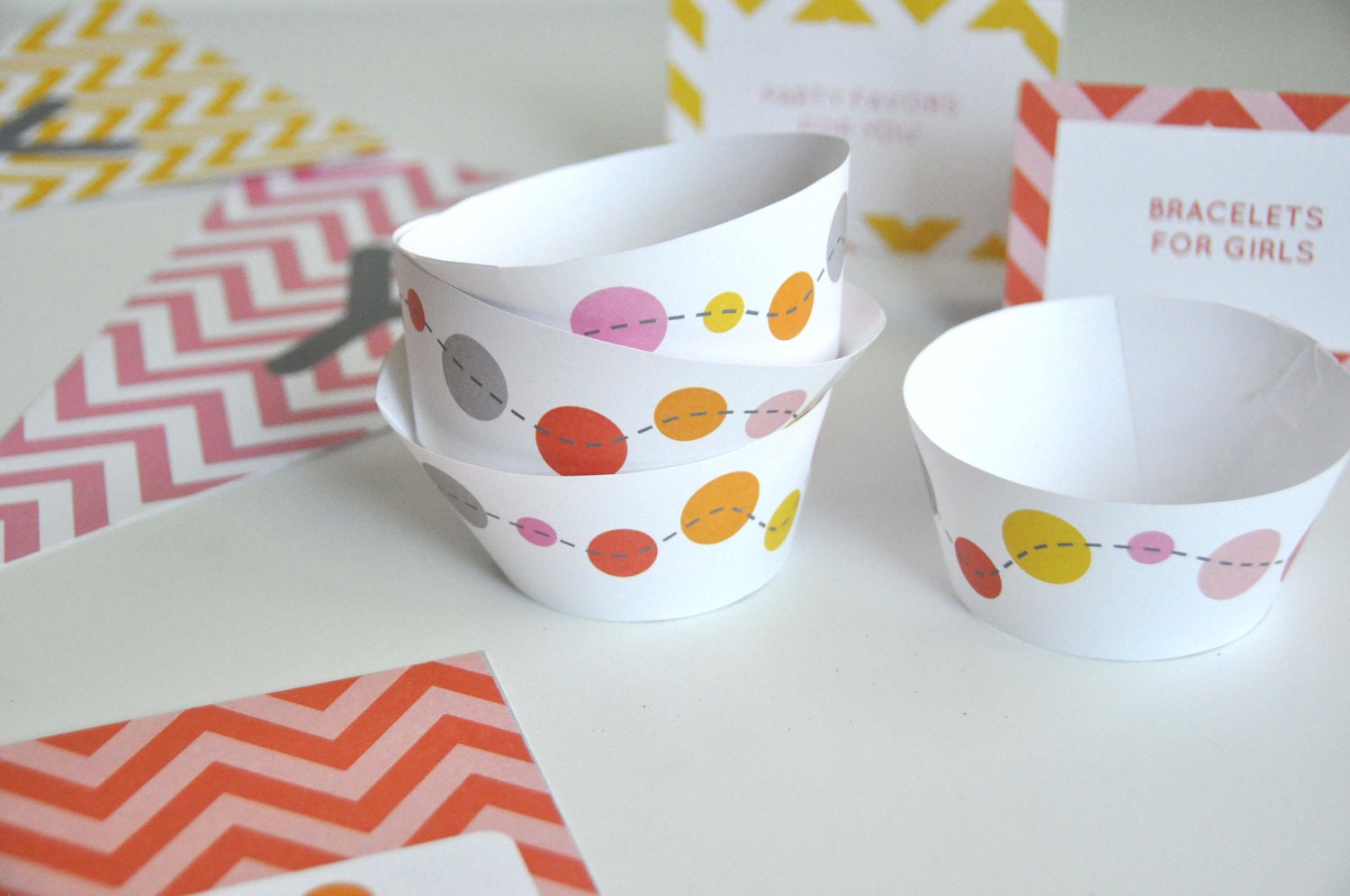 Baby Shower Printables editable Text: Chevron Polka Dot - Etsy
