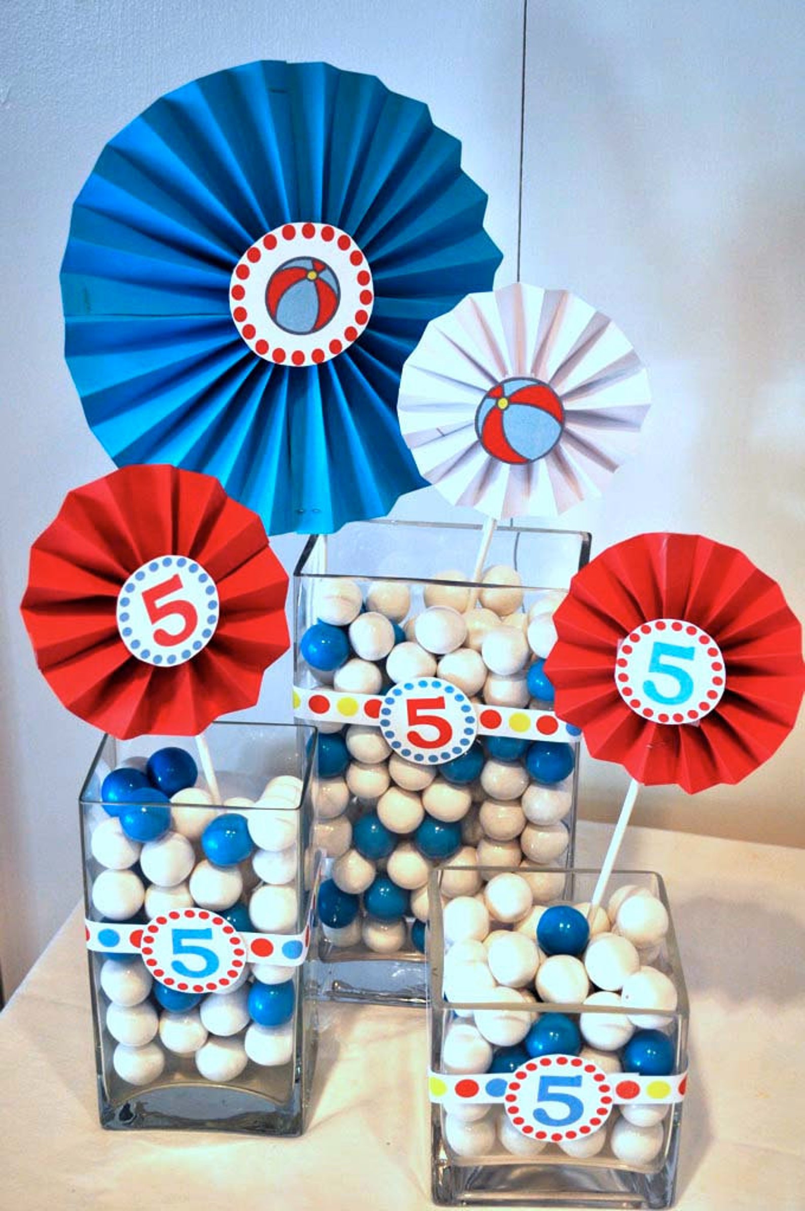DIY Party Printables: Polka Dot Pool Party or Birthday - Etsy