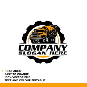 mix concrete logo mix concrete service construction logo - mix concrete logo illustration