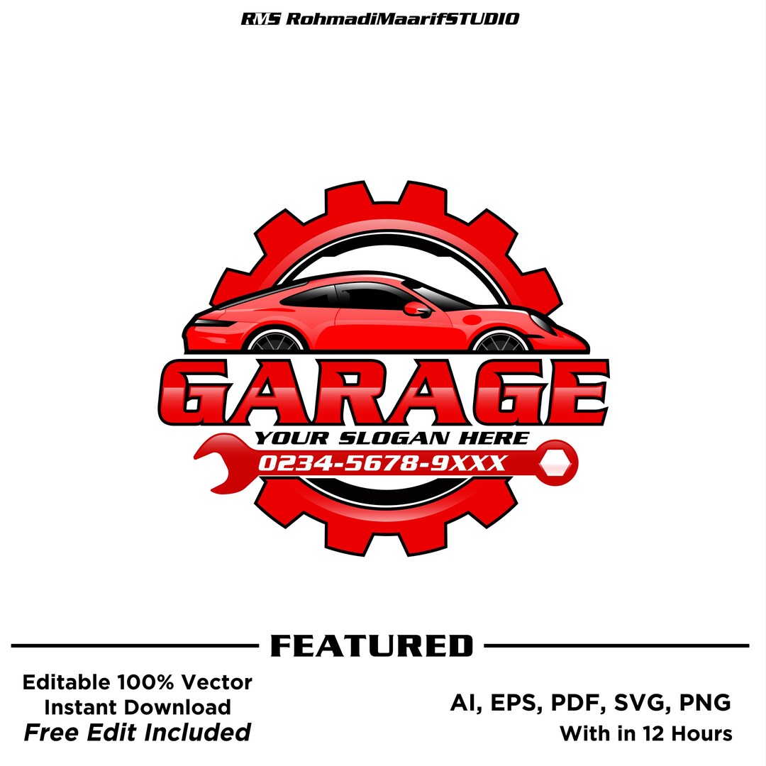 Car Repair Logo Template: Auto Fix SVG, Automotive Service - Etsy Australia