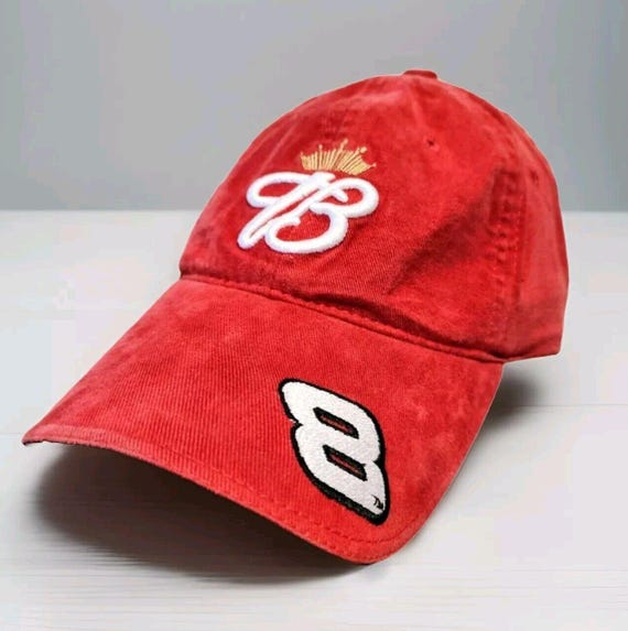 Baseball Cap Budweiser Fitted Hat Chase Authentics Dale Earnhardt