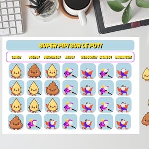 Potty training chart, potty training, potty pee reward, child potty training motivation, printed potty training chart, potty training sticker chart