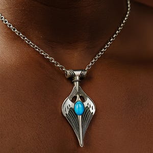 Amulet of Mara and Arkay Necklace – Morrownd Pendant Jewelry for Women and Men, Skyrm Cosplay Gift, Fantasy Gamer Amulet Necklace