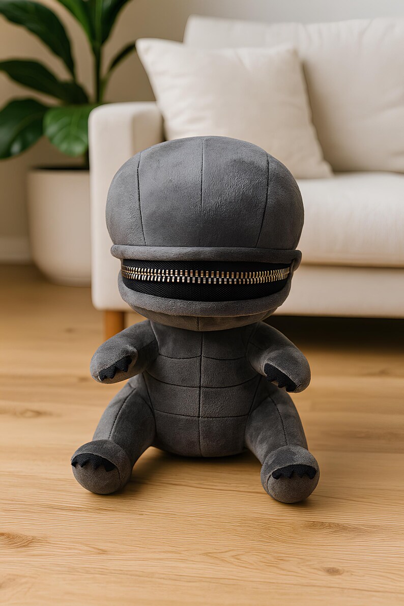 Cute Xenomorph Zipper Mouth Plush Doll Toy - Alien Movie Kawaii Monster ...