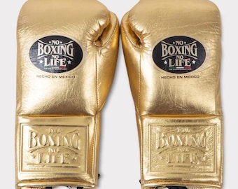 Custom No Boxing No Life Boxing Gloves, Metallic Boxing Gloves, Customized Boxing Gloves, Custom Gloves ,Anniversary gift, birthday gift
