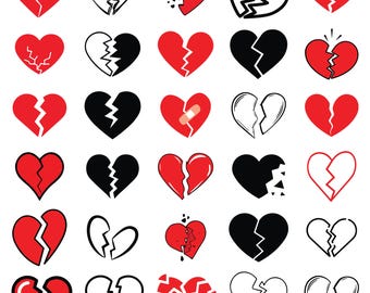 Paquete de SVG de corazón, SVG de corazón, SVG de corazón dibujado a mano, SVG de corazón abierto, SVG de corazón con garabatos, SVG de corazón con bocetos, SVG de amor, SVG de San Valentín, Cricut, PNG, DXF