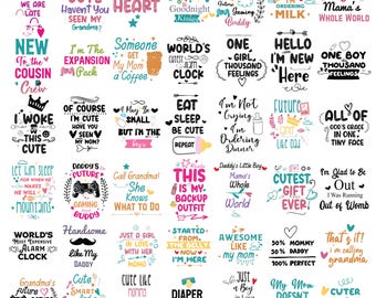 Mono de bebé SVG, recién nacido SVG, bebé lindo SVG, humor de bebé SVG, decoración de guardería, citas de bebé SVG, mono SVG, paquete de bebé SVG digital