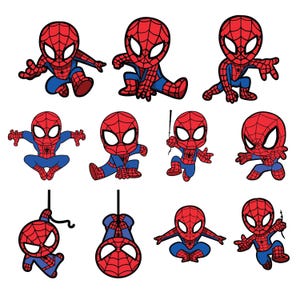 Spiderman Svg Bundle, Spiderman Svg, Spiderman Clipart, Spiderman Silhouette, Superhero Svg, Spiderman Cut Files For Circut For Silhouette