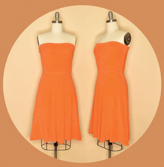 Vintage 1970s Catalina Terry Cloth Strapless Resor