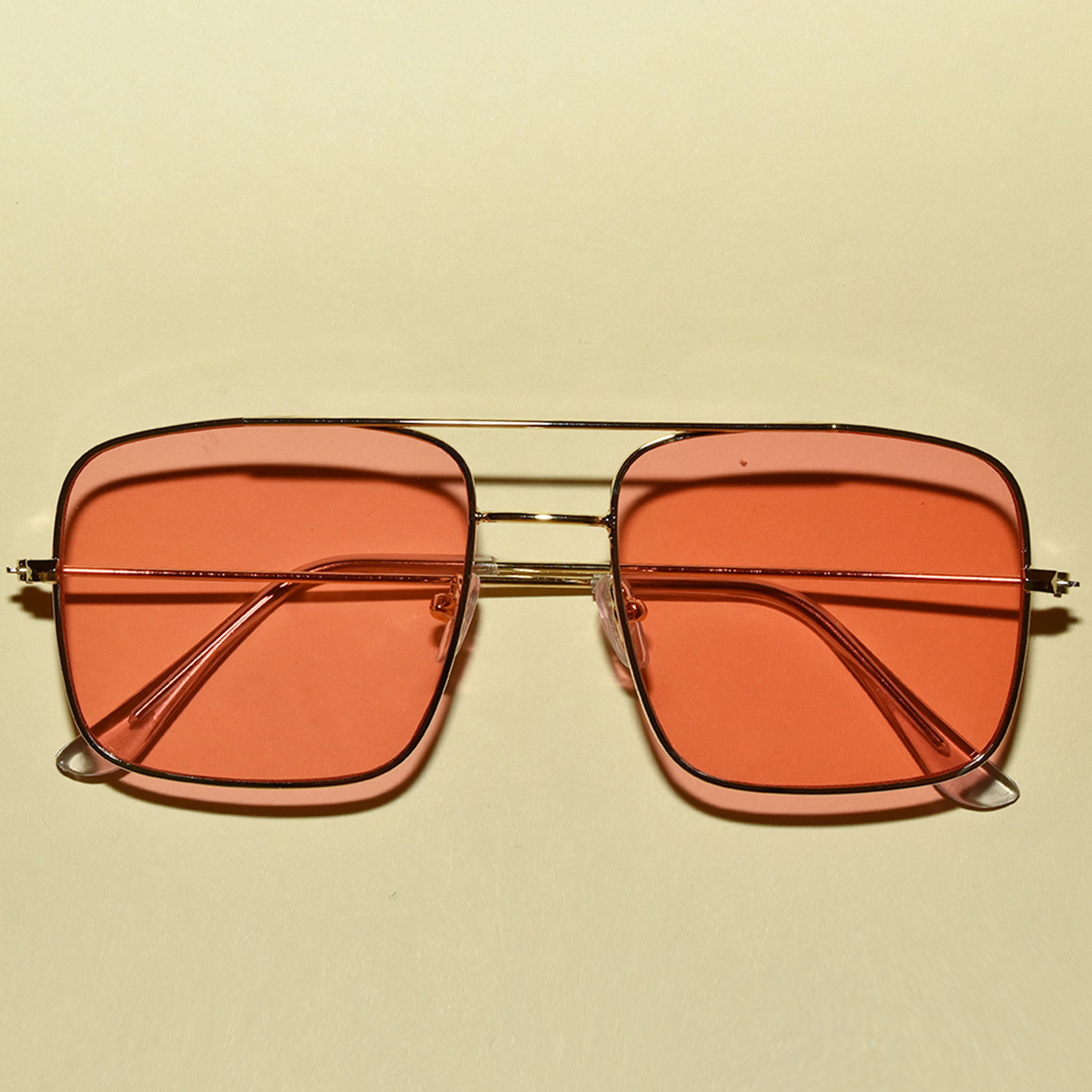 Oversized Retro 70s Square Thick Frame Sunglasses with Double Bridge BLOCKS 70s-Inspired Square Sunglasses | Giant Vintage Eyewear main image 4