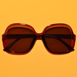 Retro 1970s MAZEY Vintage Style Oversized Round Sunglasses | Multiple Colors