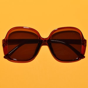 Retro 1970s MAZEY Vintage Style Oversized Round Sunglasses | Multiple Colors