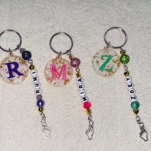 Huntrix Keychain with Resin