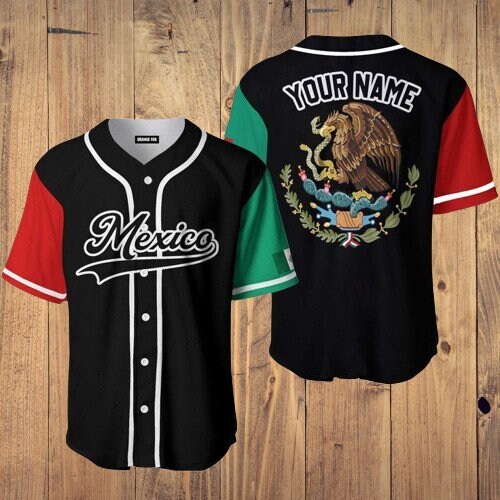 Personalized Name Mexico Baseball Jersey Mexican Baseball - Etsy