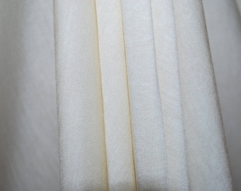 Micro Modal 100% Knit Fabric Jersey Ecofriendly Super Soft & Silky Natural