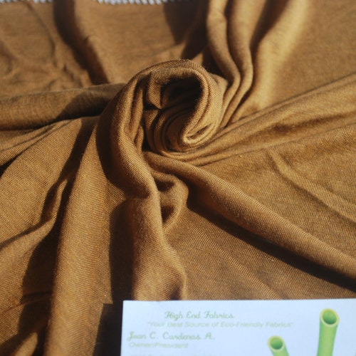 Silk Modal Fabric Jersey Knit by the Yard Taupe 1 Etsy