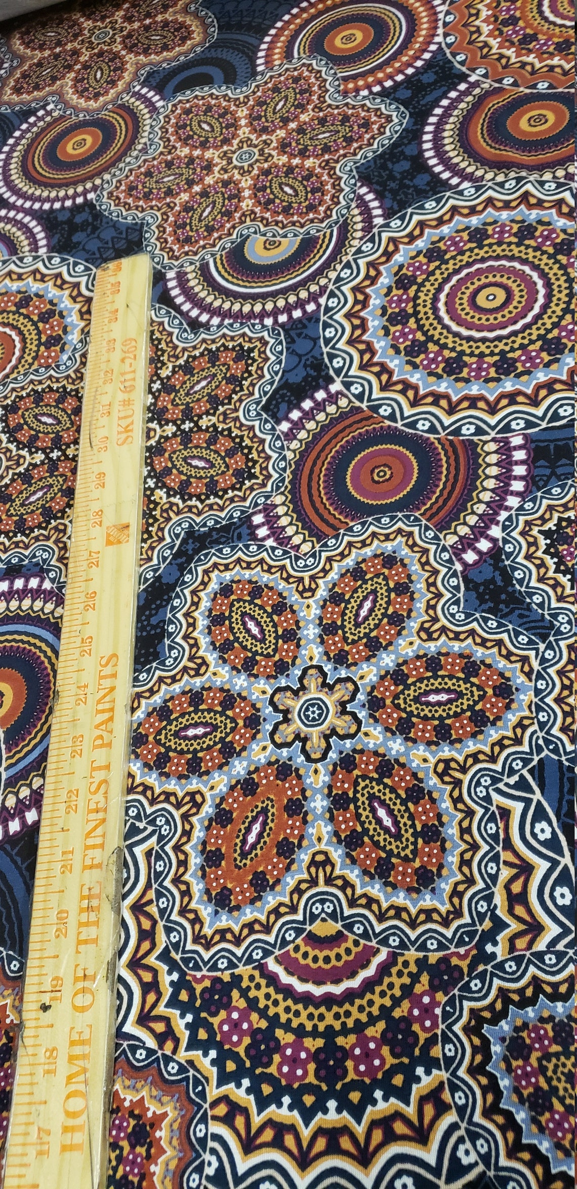 Rayon Spandex Knit Jersey Fabric Beautiful turkish Print by | Etsy
