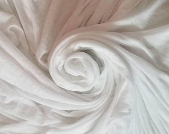 Tencel Knit jersey Fabric Ecofriendly Feather Weight Tencel Pfd undyed Sheer