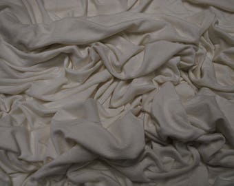 Micro Bamboo Spandex knit Jersey  Ecofriendly High End Fabric Natural dyeable 8-8.5 oz by the yard