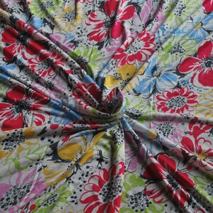 Eco-Friendly 100% Modal Knit Jersey Fabric - Multicolor Animal Skin Print, 6 Oz - Sold By Yard
