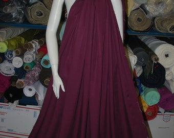 Tencel Twill Mercerized Hi-Construction woven fabric 5 Oz Oxblood by the yard