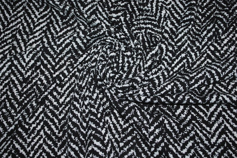 Rayon Crepe Woven Fabric Natural Fiber Rayon Plant Based Black - Etsy