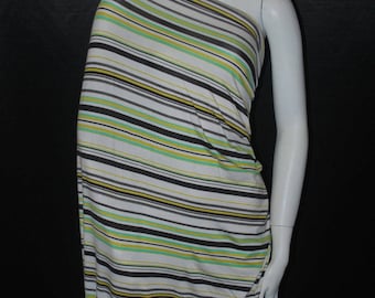 Modal Spandex Knit Jersey Fabric Beautiful Stripes Multicolor Varigated Print by the yard