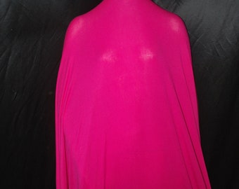 Suéter Punto Modal Spandex tacto cashemere cepillado Tejido ecológico 4 direcciones Stretch Fucsia Rosa cortado a medida